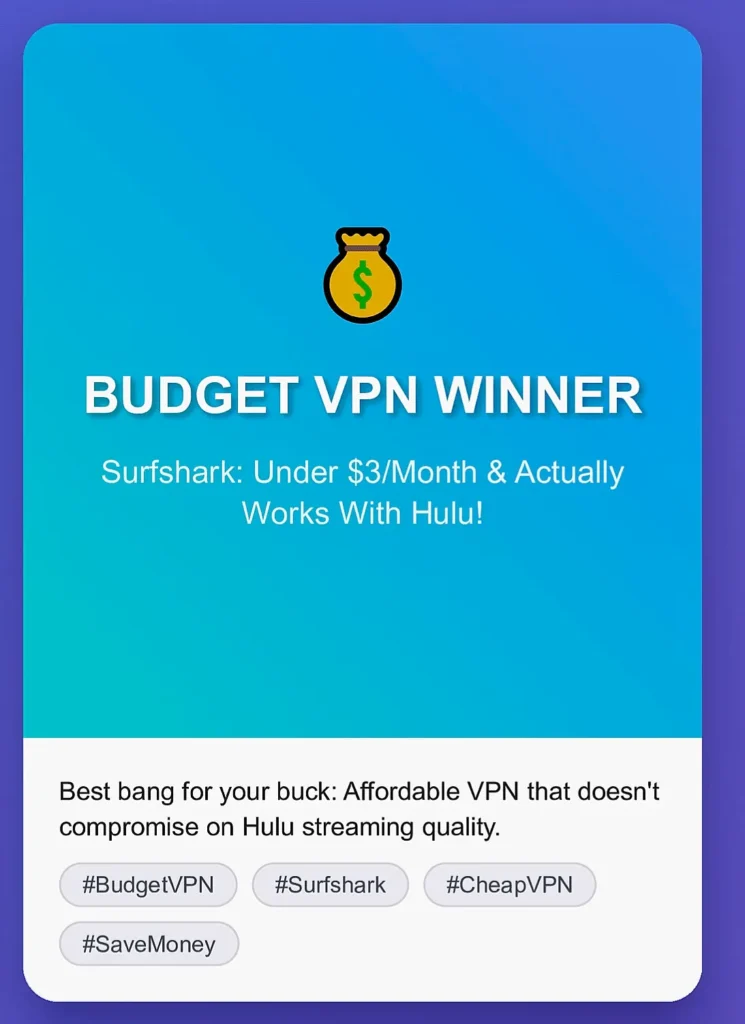 The Best VPNs for Hulu in 2025: Tested & Ranked for Buffer-Free Streaming