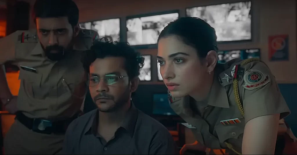 tamannah bhatia as police inspector